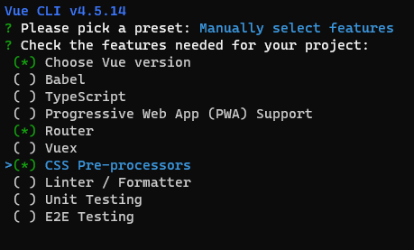 初始化项目配置