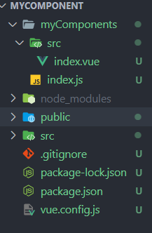 创建组件文件夹